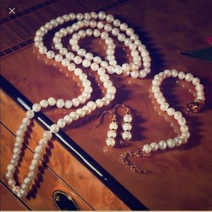 Stauer Mitsuko Organic Pearl Set